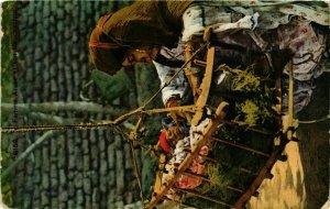 CPA AK Femme Arabe et son Mouchachou ALGERIE (823547)