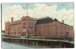 Postcard 2nd Regiment Armory Trenton NJ 1916