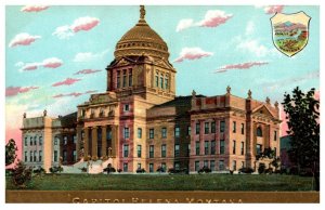 Montana   Helena , State Capitol , Gold Border