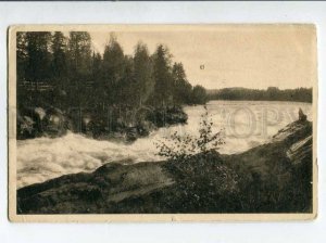 3061544 FINLAND Imatra view Vintage real posted PC 1915 year