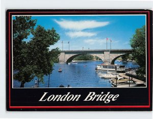 Postcard London Bridge Lake Havasu City Arizona USA