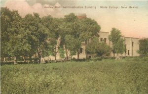 Postcard 1920s New Mexico Hadley Hall State College administration NM24-3023