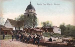 Sweden Coming From Church