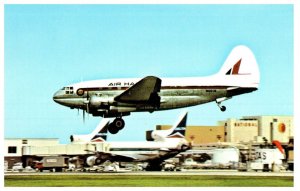 Air Haiti Curtis C 46 at Miami Airplane Postcard