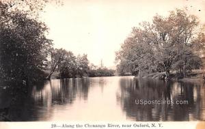 Along the Chenango River Oxford NY Unused