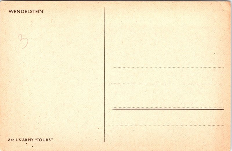 Wendelstein Germany US Army Tours Postcard