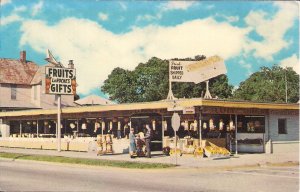 ROADSIDE AMERICANA, Daytona Beach FL, Fruit Stand & Gift Shop, 1960-70, Map