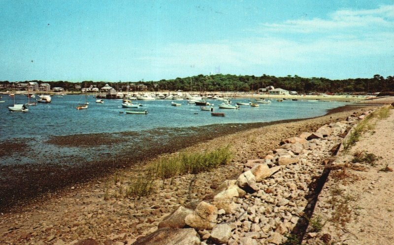 Vintage Postcard 1977 Monument Beach Bourne Cape Cod Massachusetts MA