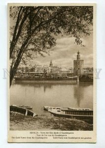 3089180 SPAIN Sevilla Gold Tower from Guadalquivir Vintage PC