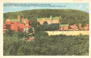 Vintage Postcard 1920's View of Royal Victoria Hospital Montreal Canada CAN