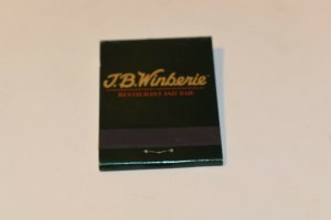 J. B. Winberie Restaurant and Bar Illinois 20 Strike Matchbook 