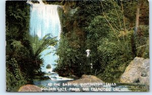 SAN FRANCISCO, CA California ~ HUNTINGTON FALLS Golden Gate Park c1910s Postcard 