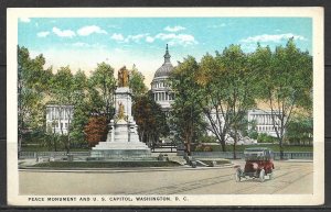 Washington DC - Peace Monument & Capitol - [DC-143]