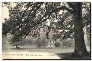 Postcard Old Saint Cloud A Corner Park