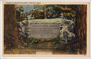 Grave of British Soldiers, Concord MA