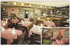 Interior View, La Petite Marmite Restaurant, French Cuisine, Montreal, Quebec...