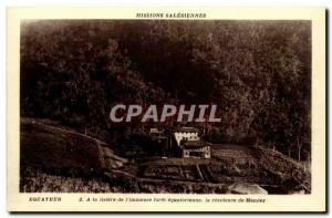 Salesian Missions -Carte Postale Ancienne At lisiere L & # 39immense drill Ec...