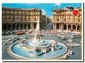 Postcard Modern Rome Piazza della Repubblica