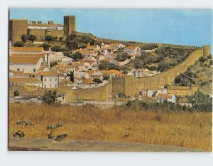 Postcard Aspect du Chateau, Óbidos, Portugal