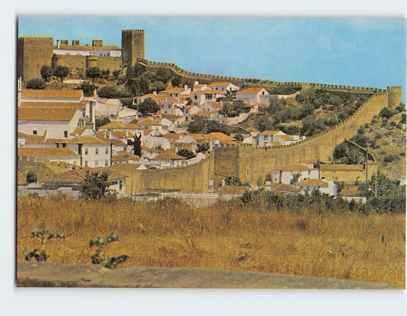 Postcard Aspect du Chateau, Óbidos, Portugal