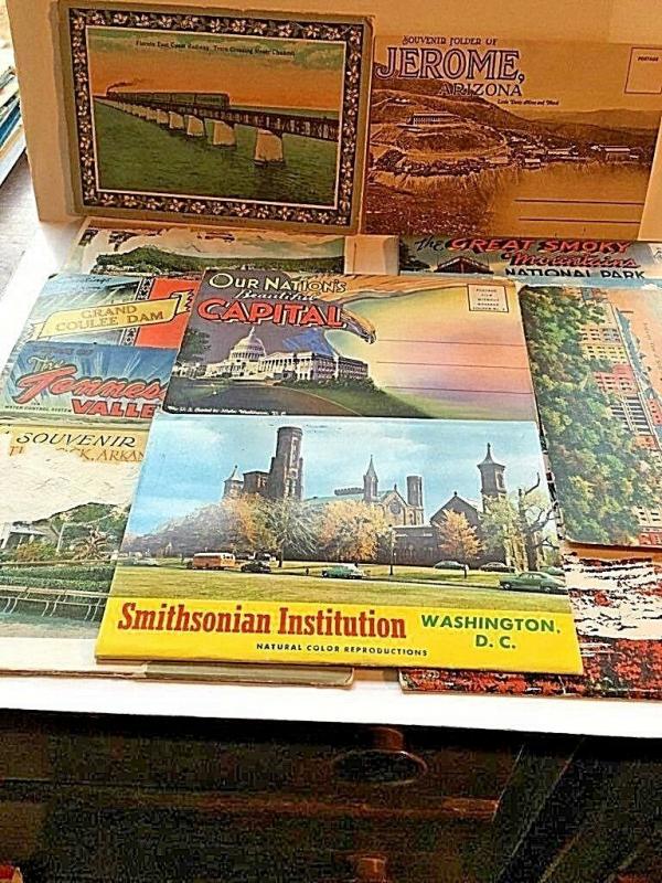 Postcard  Lot of 14  Foldout Souvenir Pks.  6 have some damage.  W3