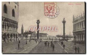 Old Postcard Italy Italia Venezia Piazzetta