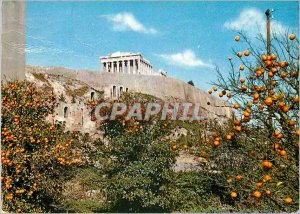 Postcard Modern Athens Acropolis