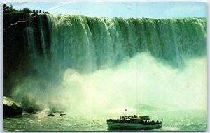 Postcard - Maid of the Mist, Canadian Horseshoe Falls - Niagara Falls, Canada