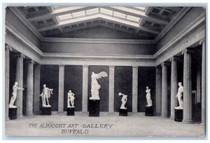 c1910's The Albright Art Gallery Interior View Buffalo New York NY Postcard