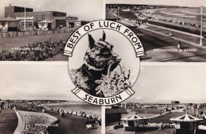 Seaburn Hall Sunderland Greetings Vintage Real Photo Postcard