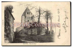 Old Postcard Provins Cesar Tower