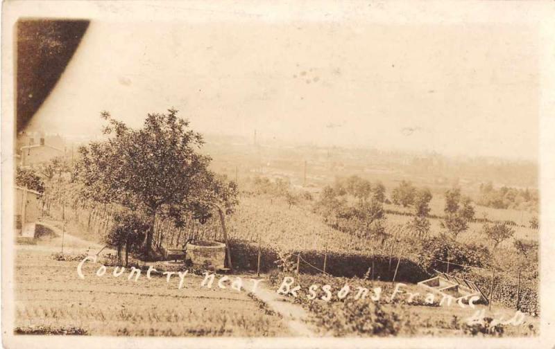 Bessons France Country Side Real Photo Antique Postcard J54426 
