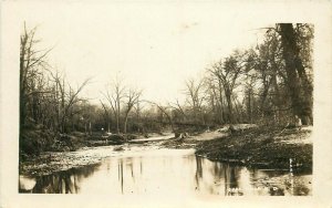 c1910 RPPC Postcard; Park River ND Walsh County Unposted Scenic View