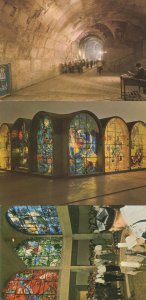 Jerusalem Holy Tours Marc Chagall Windows Isreal 3x Postcard s