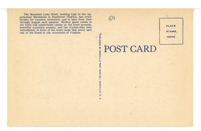 VA - Mountain Lake. Mountain Lake Hotel