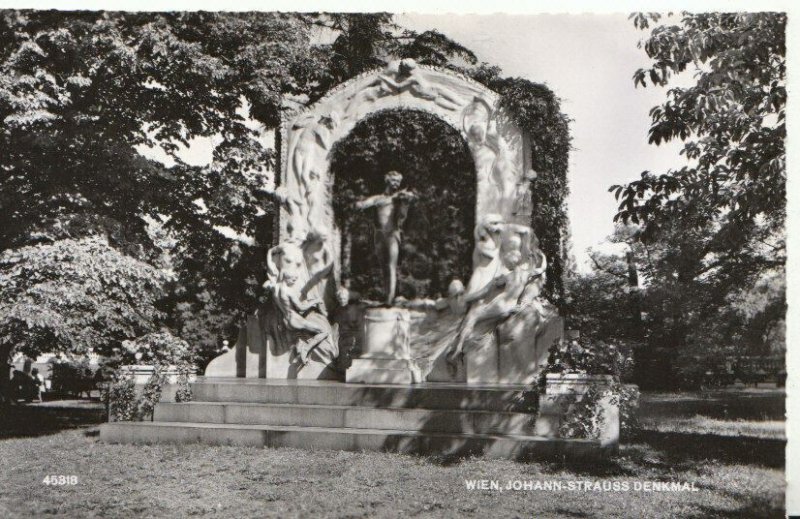 Austria Postcard - Wien - Johann-Strauss Denkmal - Ref TZ8094