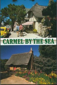 America Postcard - Quaint Stores & Cottages, Carmel, California  RR3407