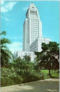 Los Angeles City Hall Union Oil Scenes of the West California Postcard