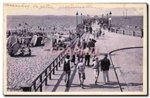 Old Postcard The pier walk Arcachon