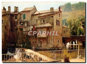 Postcard Modern Colors and Light of France Florac Lozere Vieilles Maisons rig...