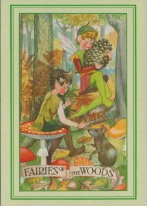 Children's Art Postcard - Fantasy, Fairies of The Woods  RR17346