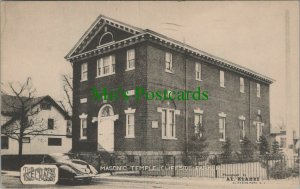 America Postcard - Masonic Temple, Cliffside Park, New Jersey  RS28313