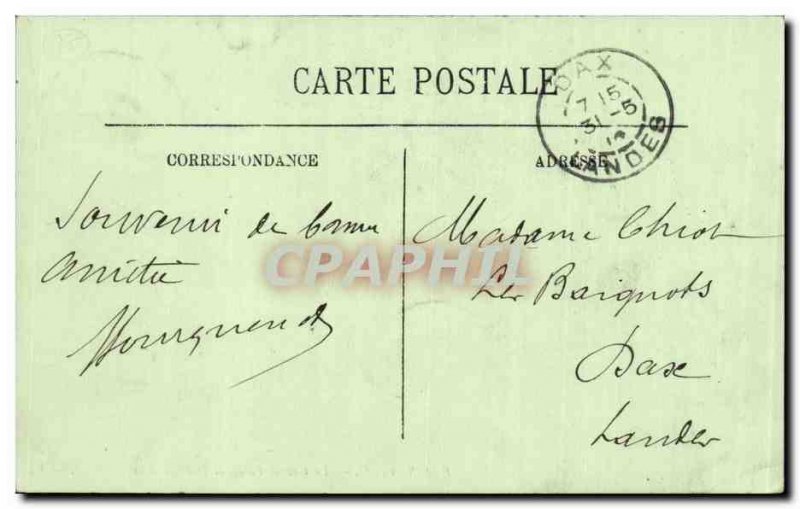 Old Postcard Paris Grand Palace and Alexander III bridge