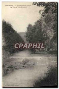 Old Postcard Haute Alsace La Vallee Saint Amarin The Thur Wesserling