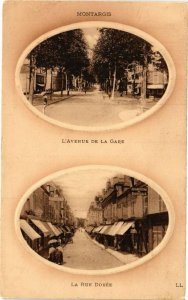 CPA MONTARGIS - L'Avenue de la Gare - La Rue Dorée (227779)