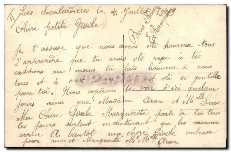 Old Postcard Fantaisie Letters Letter S Children