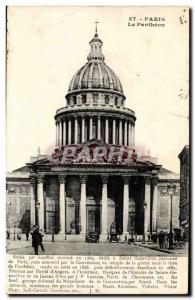 Paris - 5 - The Pantheon - Old Postcard