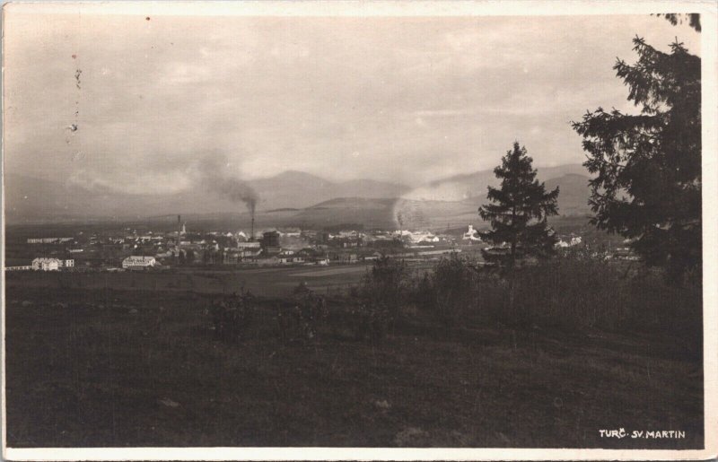 Slovakia Turčiansky Svätý SV Martin Vintage RPPC 09.10