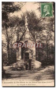 Old Postcard Monastery of St. Mary of La Pierre qui Vire The Sacre Coeur chapel