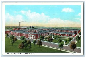 c1920's Aerial View Mayfield Woolen Mills Building Mayfield Kentucky KY Postcard